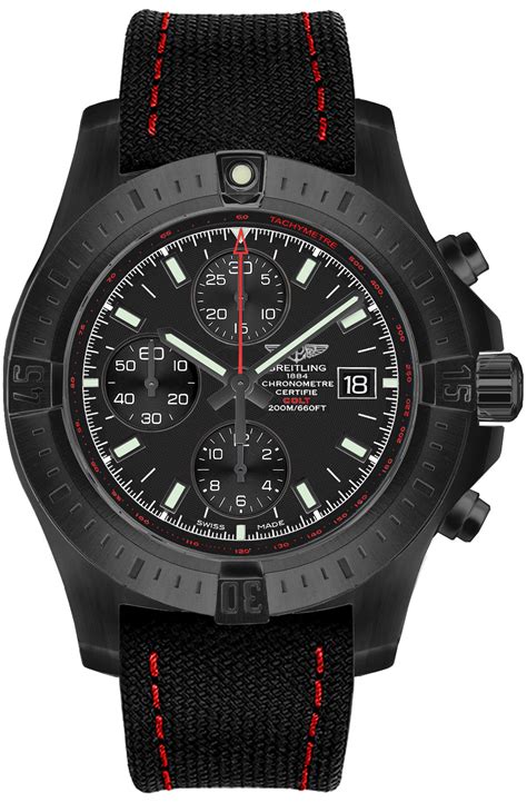 breitling colt black steel case men& 39|M133881A/BE99/112W Breitling Colt Chronograph .